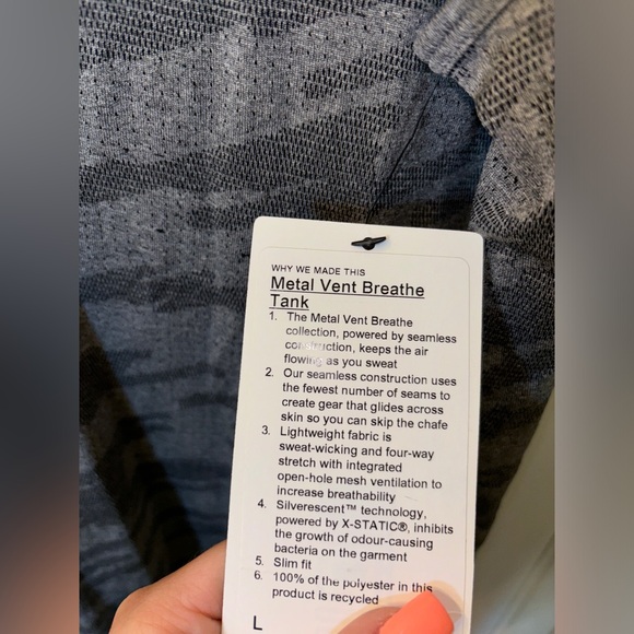 Men’s Lululemon Metal Vent Breathe Tank - Picture 3 of 4
